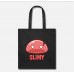 Cute Red Dungeon Slime Monster Weird Anime Black Tote Bag